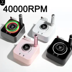 Professional 40000RPM Nail Drill Portable Electric Nail File With 6 Drill Bits Electric Nail Drills for Acrylic Gel Nails
