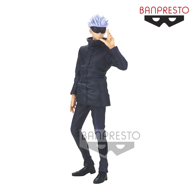 

Bandai Original Banpresto Jujutsu Kaisen Satoru Gojo 19cm Anime Collection Toy Figure Model ornament Christmas birthday gift