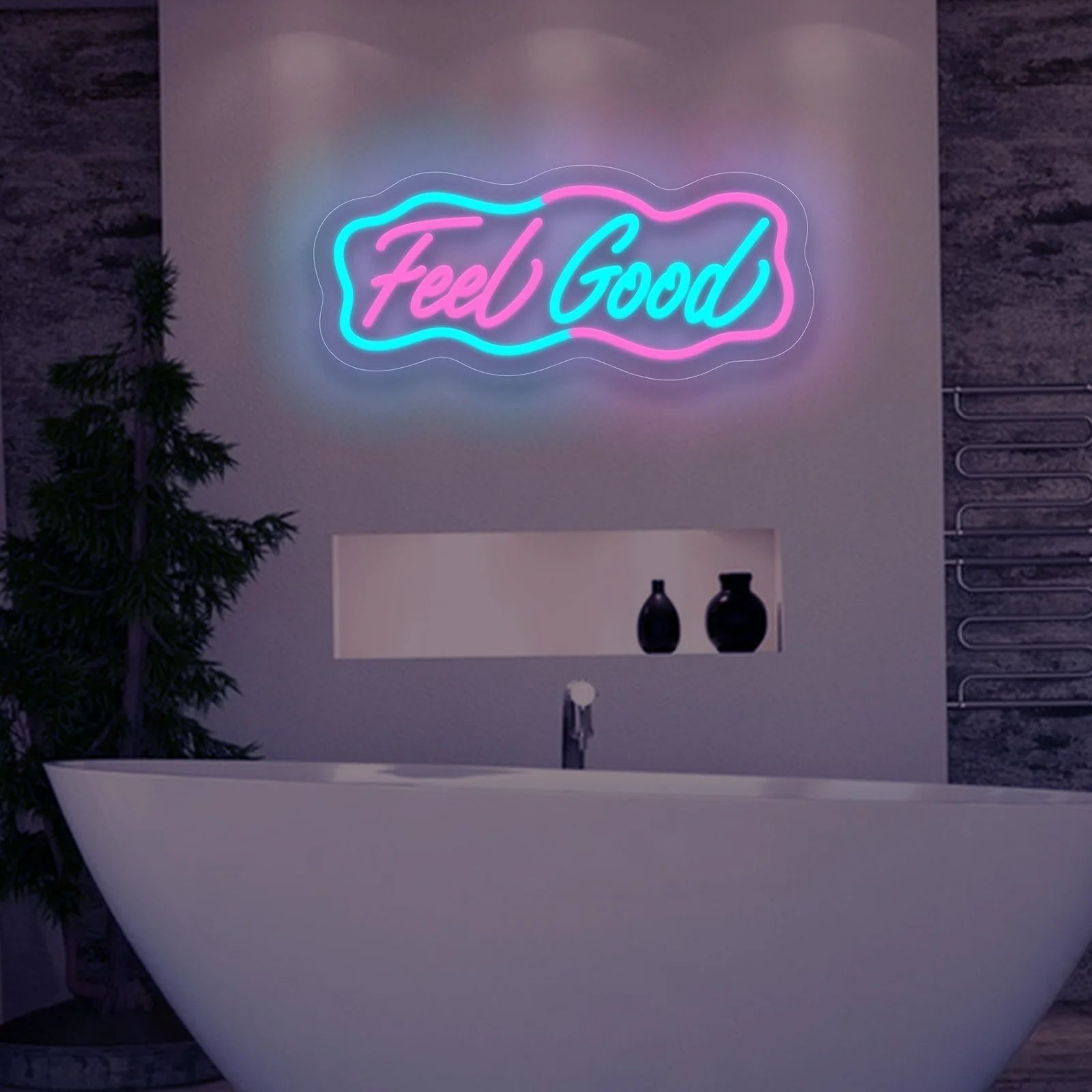 شعور جيد LED النيون تسجيل USB عكس الضوء ضوء النيون تسجيل ل غرفة نوم غرفة معيشة حفلة عيد ميلاد هدية جدار ديكور