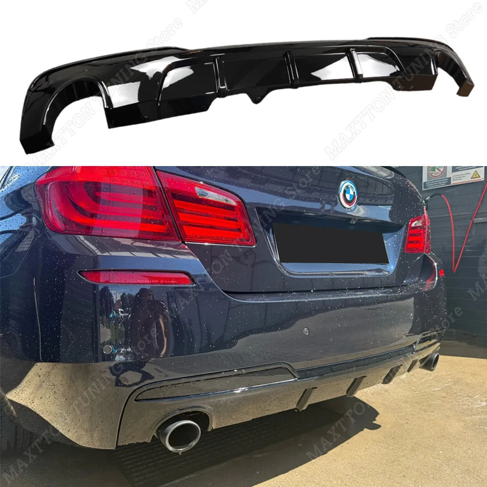 

Задний диффузор в стиле MP для BMW 5 серии F10 F11 M-Sport 530i 528i 535i 550i 2011-2016, комплект заднего бампера сплиттера для губ