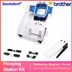 Sewtalent Magnetic Mighty Hoop Frame Starter Kit Hooping Station Board do hafciarek Brother PRS100 PR1X PR680W PR655