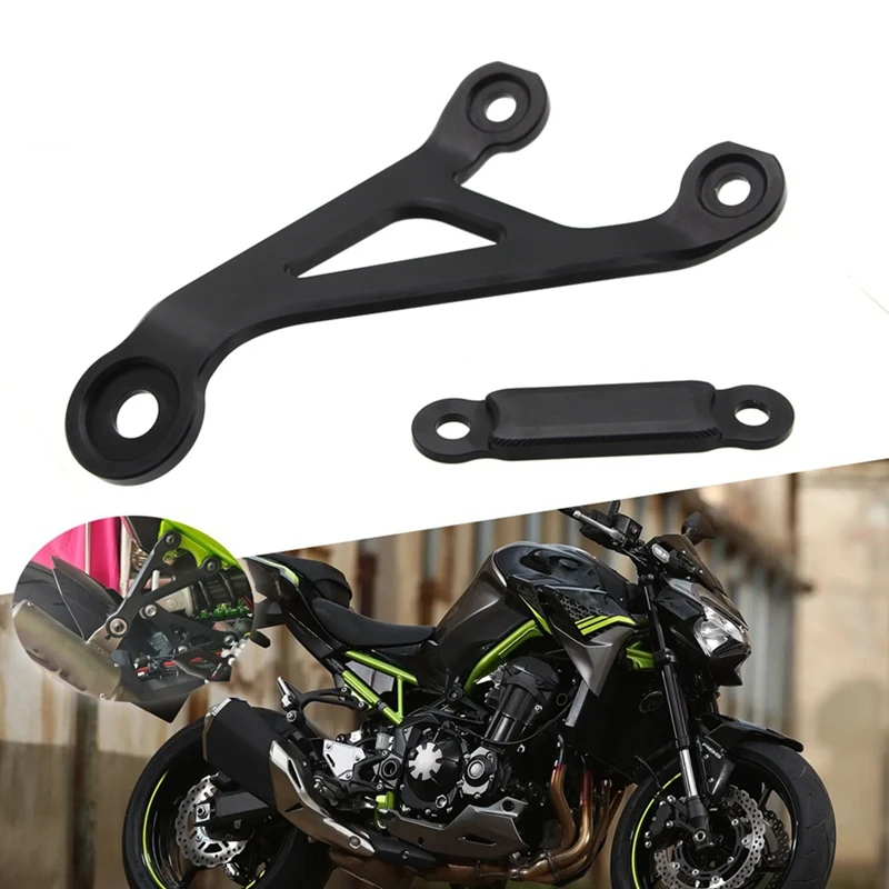 Motorcycle Exhaust Holder Hanger Exhaust Bracket Mount Holder Replacement Parts Fit For Kawasaki Z 900 Z900 2017-2023