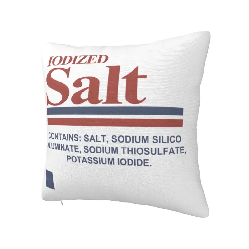 Modern Salt Silica Gel Packet Throw Pillow Covers Bedroom Decoration 3D Printing Sofa Cushion Cover Polyester Cozy Pillowcase