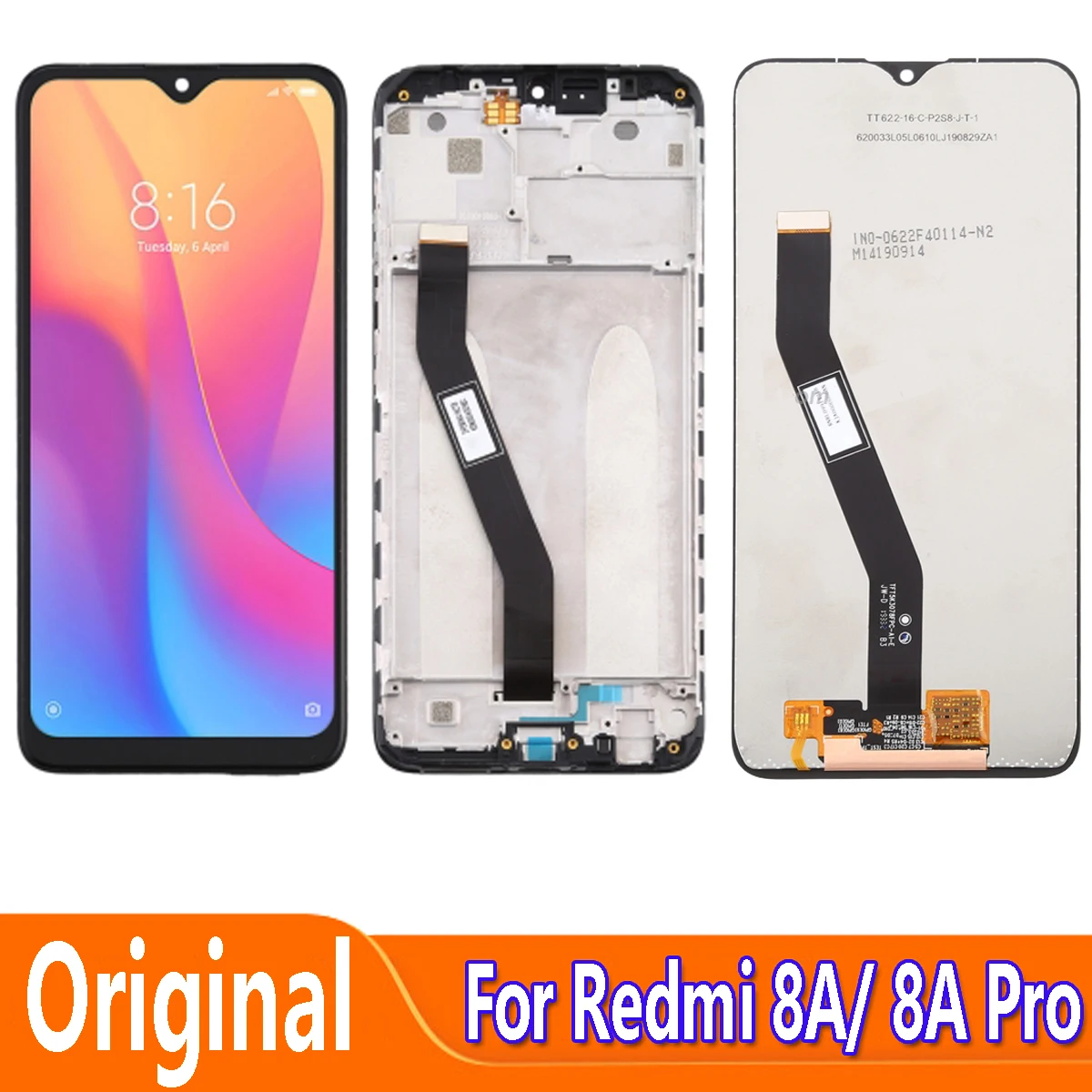 

ЖК-дисплей с сенсорным экраном и дигитайзером в сборе для Xiaomi Redmi 8A Pro MZB8458IN M1908C3KG, ЖК-дисплей для Redmi 8 M1908C3IC MZB8255IN