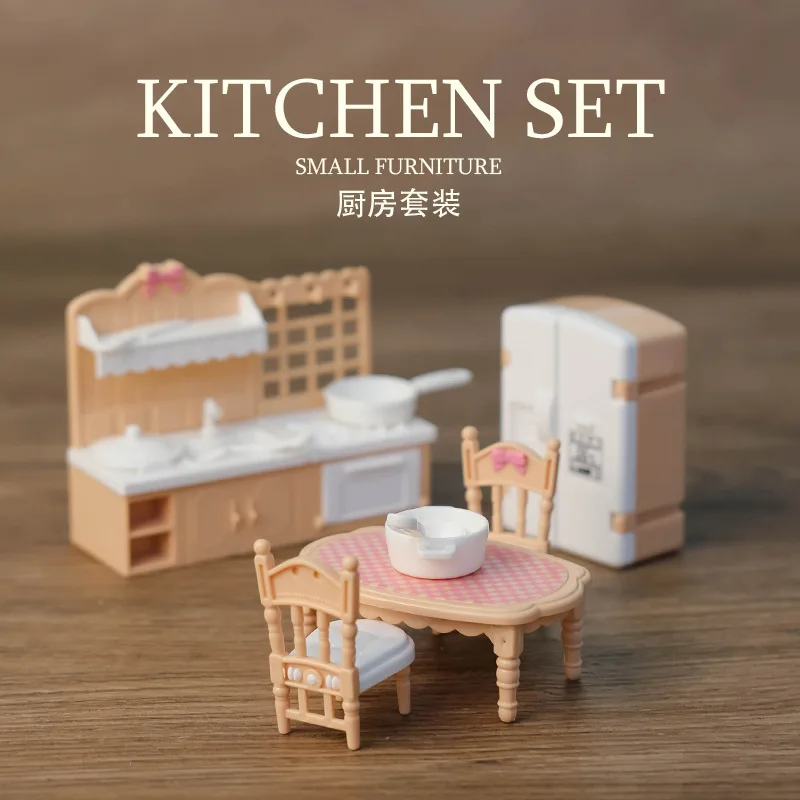 Mini-Möbel für Kinder, Spielspielzeug für zu Hause, Miniaturszenen, kleine Küchen, Puppenhäuser, Wohnzimmerdekorationen, Modelle