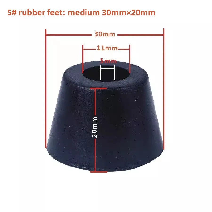 Rubberen voetjes voor podiumluidsprekers, versterkers, schokbestendige kussens, meubels, instrumenten, subwoofers, antislip, trillingsdemping, 12 stuks/set.