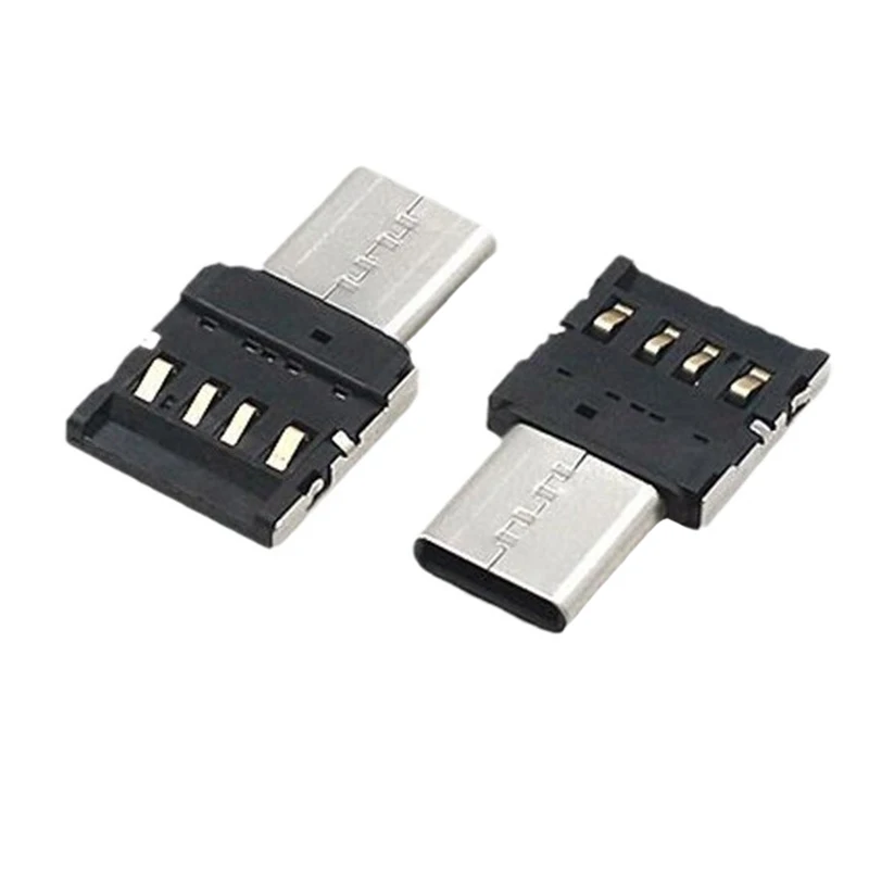 

10PCS OTG USB Type C Adapter USB-C Male to USB 2.0 Female Data Connector for Macbook Samsung Xiaomi Huawei Android Phone