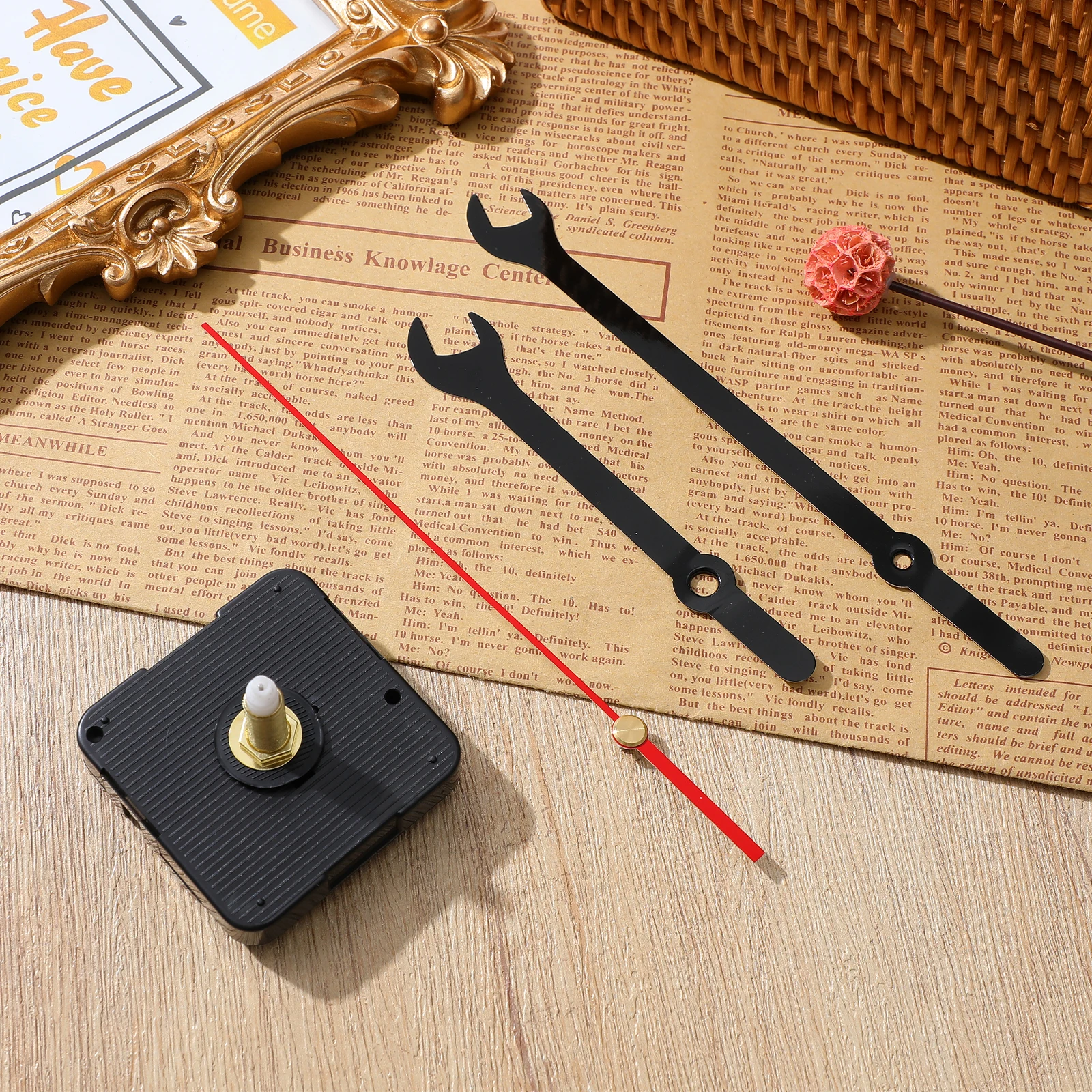 

1Set Wall Clock Movement Kit Replacement Mechanism DIY Clock Repair Parts Suitable for Frameless Hanging Clocks