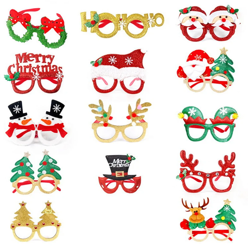 Weihnachten Gläser Santa Claus Weihnachten Baum Schneemann Kunststoff Gläser Kind Geschenk Weihnachten Party Liefert Foto Requisiten Weihnachten Dekoration