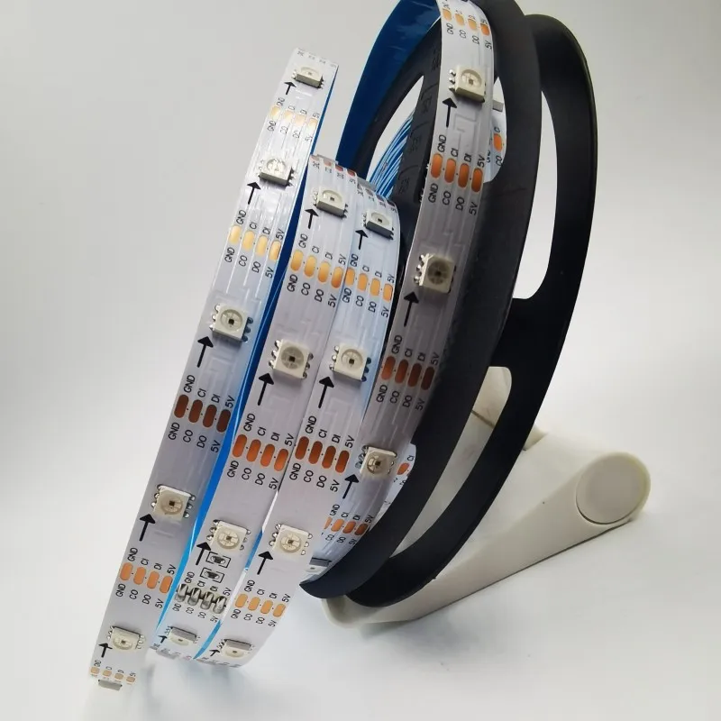 DC5V SK9822 APA102 DATA And CLOCK Seperately Smart Led Pixel Strip;1m 5m;30/60/144 Leds/pixels/m;IP30/IP65/IP67