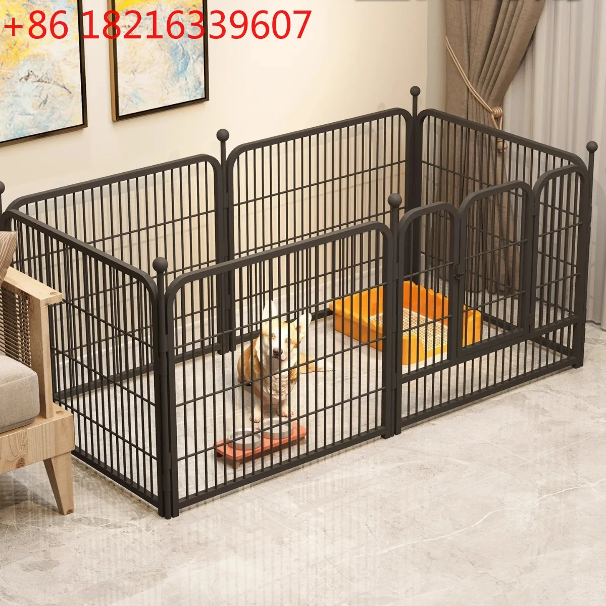 

Pet Fence Indoor Small Dog Strap Prison Break Prevention Cat Nest Cat Cage Household Indoor Fence