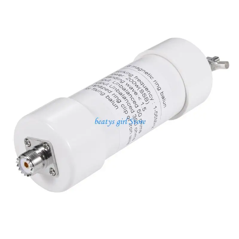 C7AB Professional 200W Balun 1:6 Unbalanced Balanced Converter Low SWR for Shortwave Radio Communication Systems