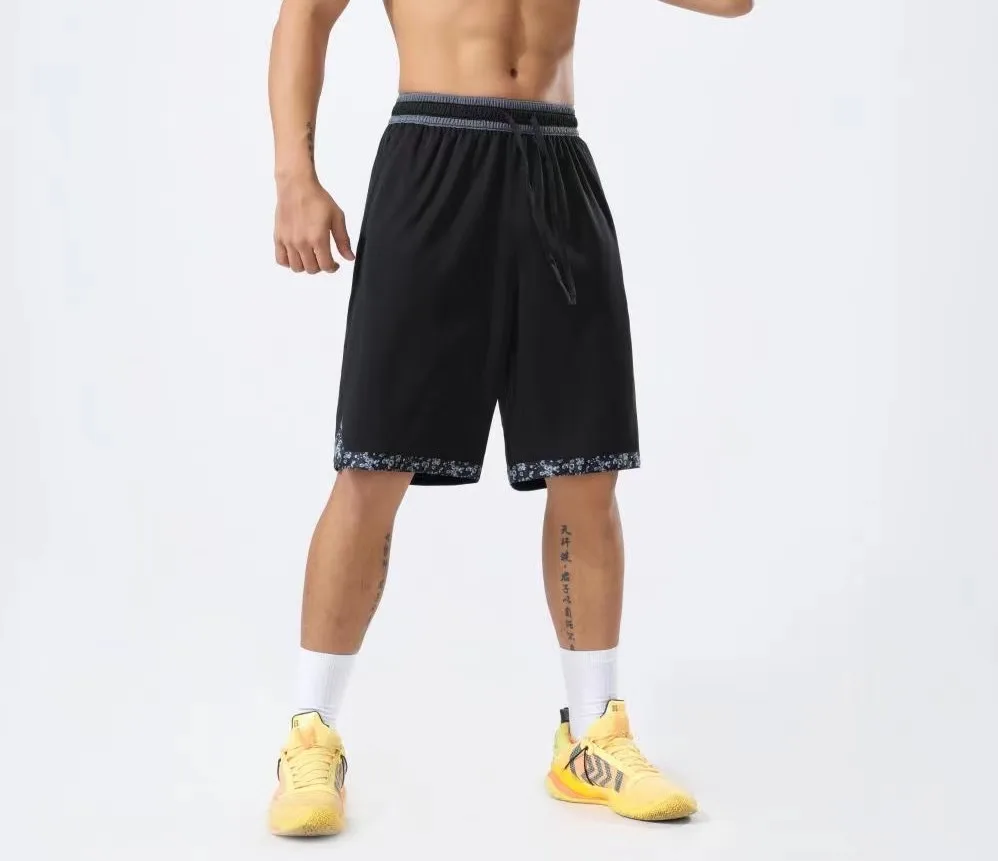 Short de basket-ball confortable pour homme, tissu de haute qualité, séchage rapide, sports de plein air, gym, été, nouveau, 2024