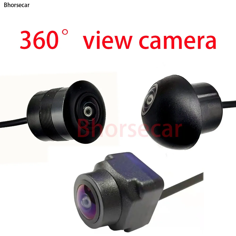 Matching car 360° panoramic image camera male head female head AHD CVBS NTSC PAL switch switching video signal system