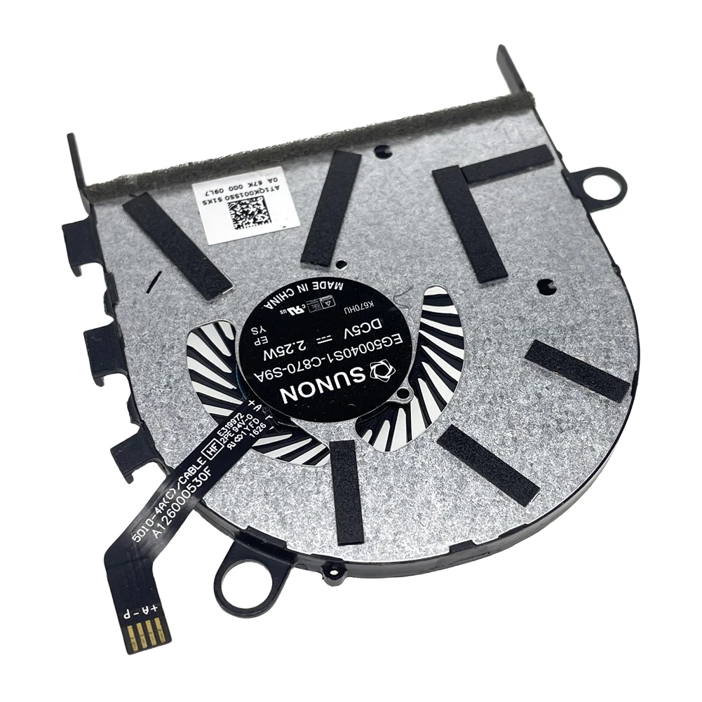 Imagem -03 - Ventilador Cpu de Substituição para Lenovo Ideapad 710s Plus13isk 710s Plus-13ikb 710s Plus Touch-13ikb Série Eg50040s1-c870-s9a Dc5v