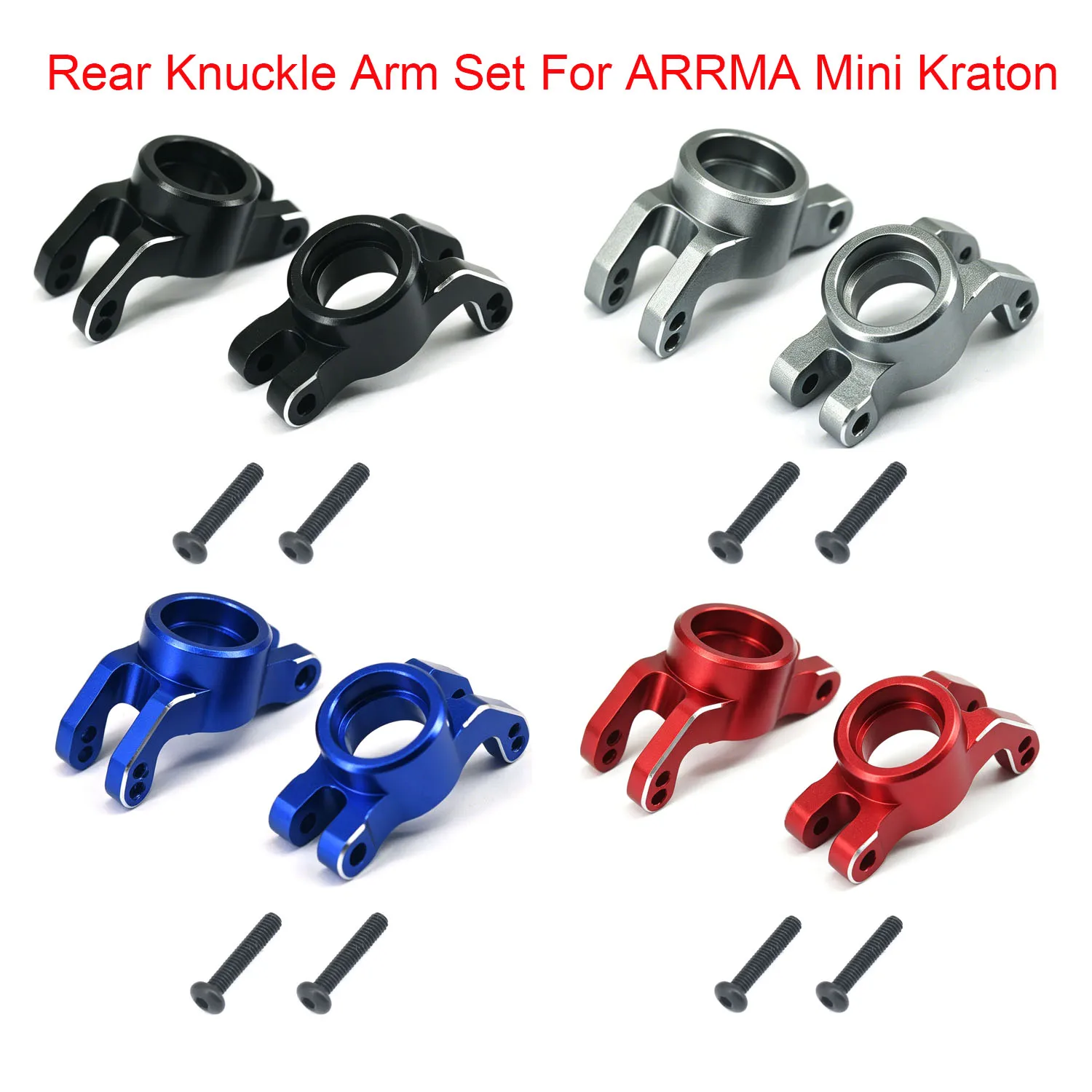 Aluminum Rear Hub/Knuckle Arm For ARRMA Mini Kraton 1/16  RC Car Upgrades Parts