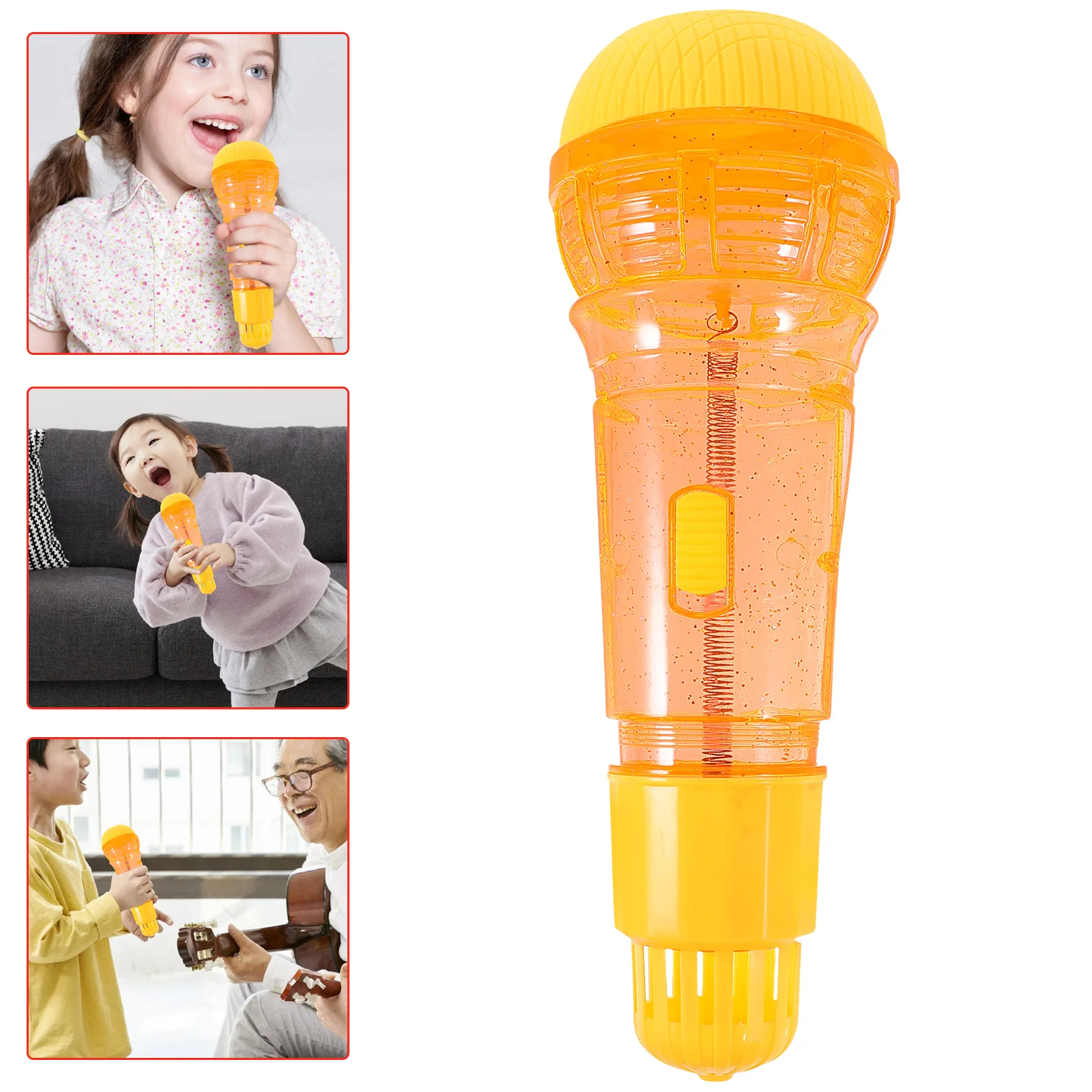 Microphone Echo pour enfants, jouet musical, principe fongique