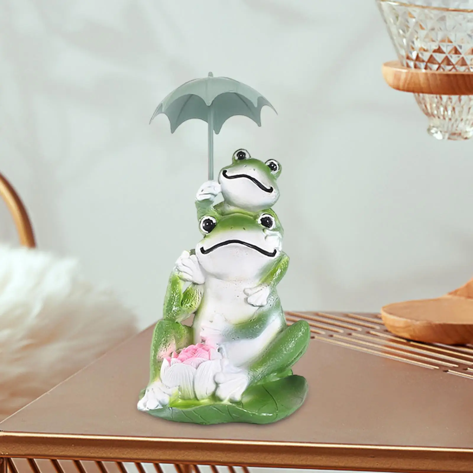 Frog Knick Knack Bedroom Love Garden Collectible Party Tabletop Decorative Decoration Gift Housewarming Gifts Frog Sculpture