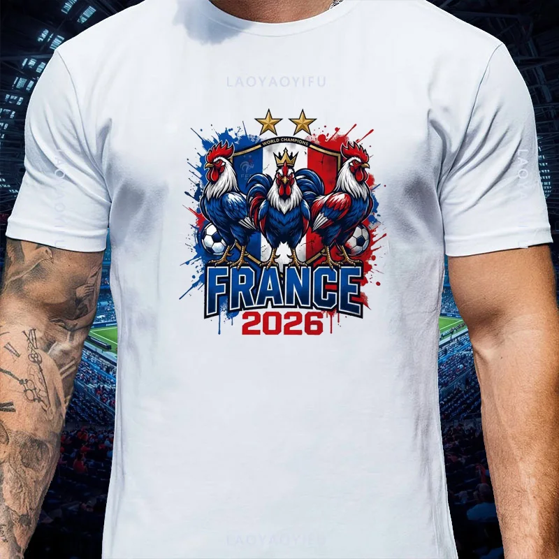 2026 USA Mexico Canada National Team Supporter North France Match Day Outfit Cotton Country Pride Football Fan Present