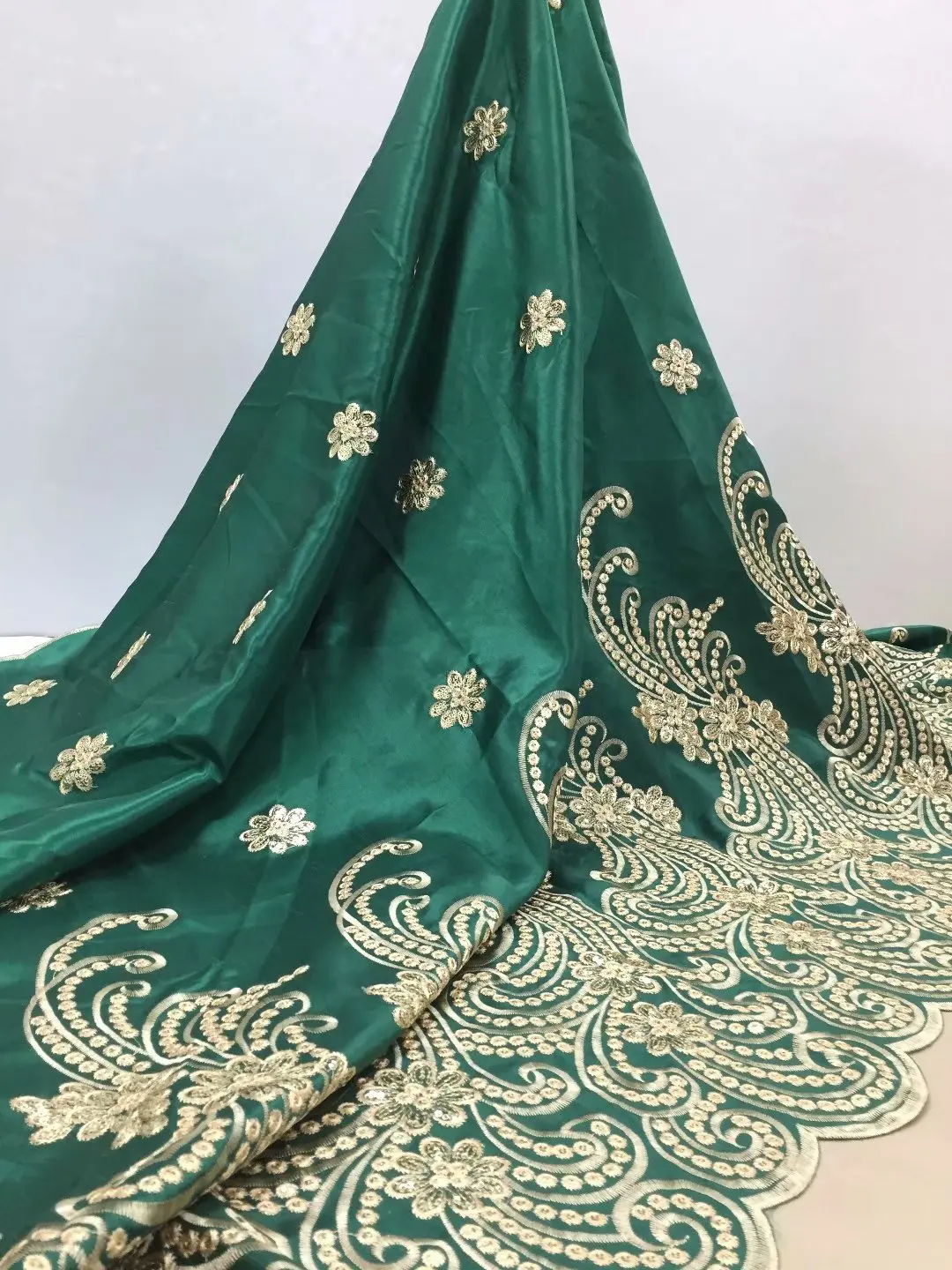 Nigerian George Lace Fabric 2023 High Quality African Lace Fabric George Wrapper Ladies Dress Material