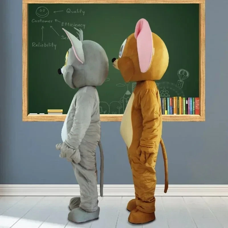 Kot Tom X Jerry Mouse maskotka z kreskówki przebranie na karnawał przebranie reklama rekwizyty karnawałowe dostosowane impreza z okazji Halloween