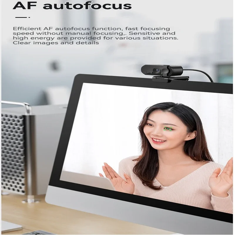 كاميرا ويب Xiaomi 4K ضبط تلقائي للصورة 2K 8MP مع ميكروفون كاميرا ويب Full HD 1080P كاميرات ويب للكمبيوتر المحمول لمكالمات الفيديو المباشر 2025 #4