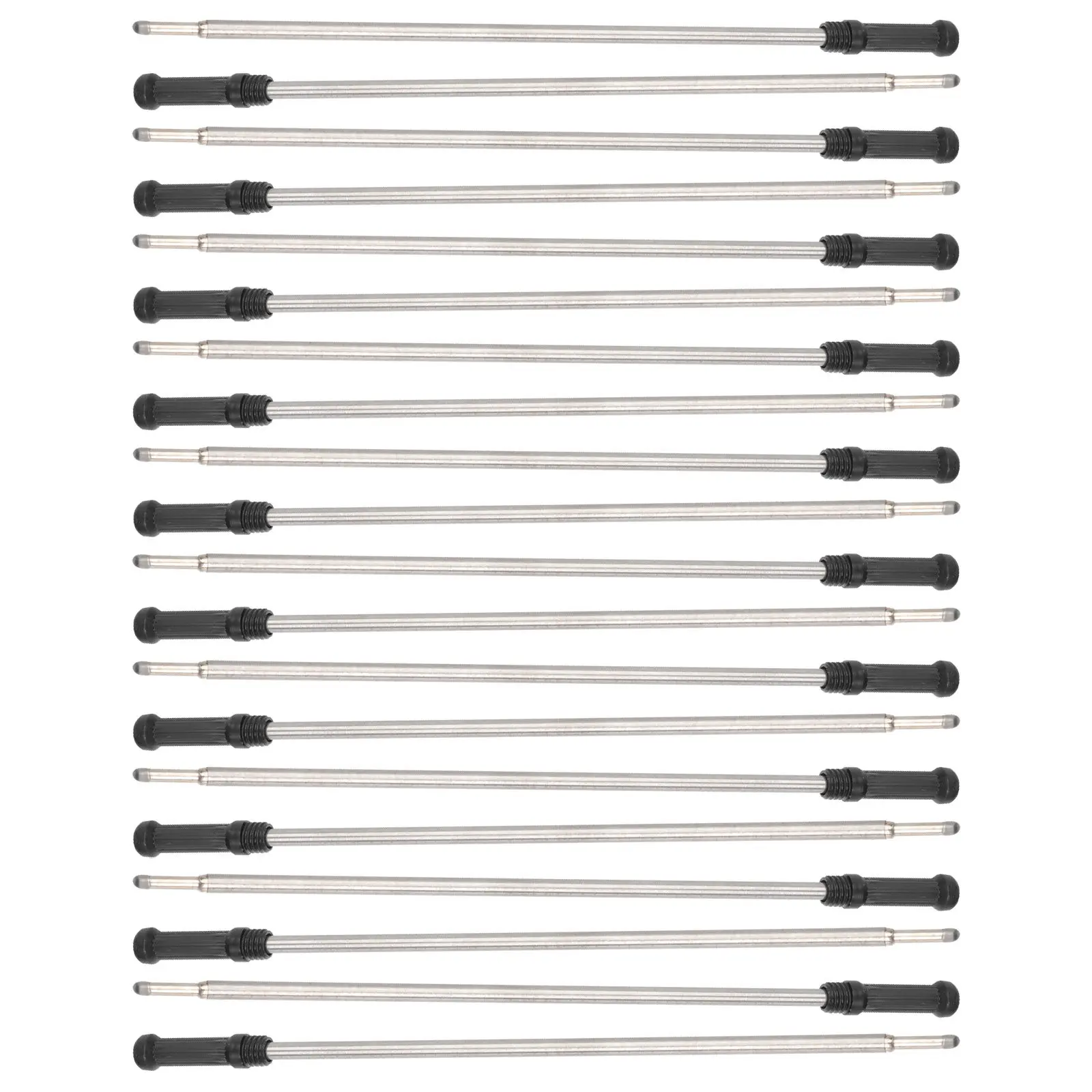 

20Pcs Metal Ballpoint Pen Refills Black Ink Fine Point Smooth Writing Suitable Cross Standard Pens Pen Refill Refill for Writing