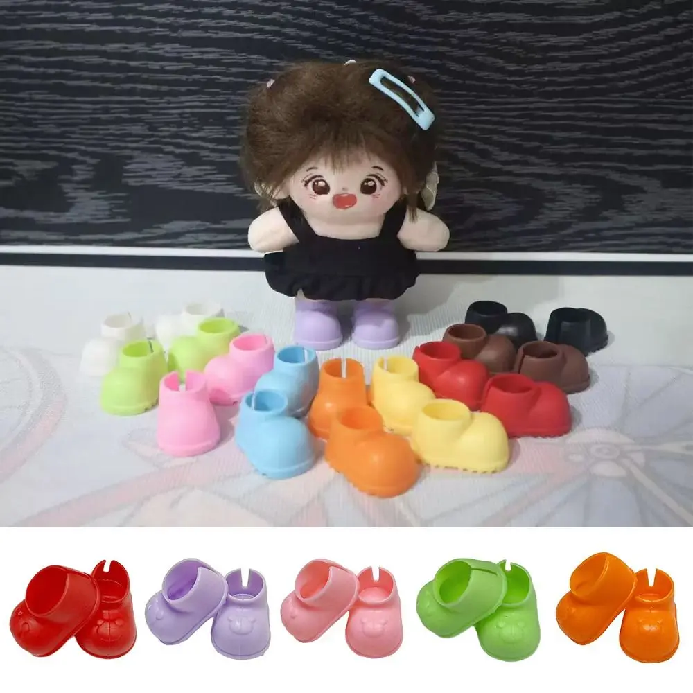 

Hobbies Hand-made For 17CM Labubu Shoes Plastic Dressing Replacement Mini Dolls Shoes DIY Multiple Styles Rain Boots Doll Toys
