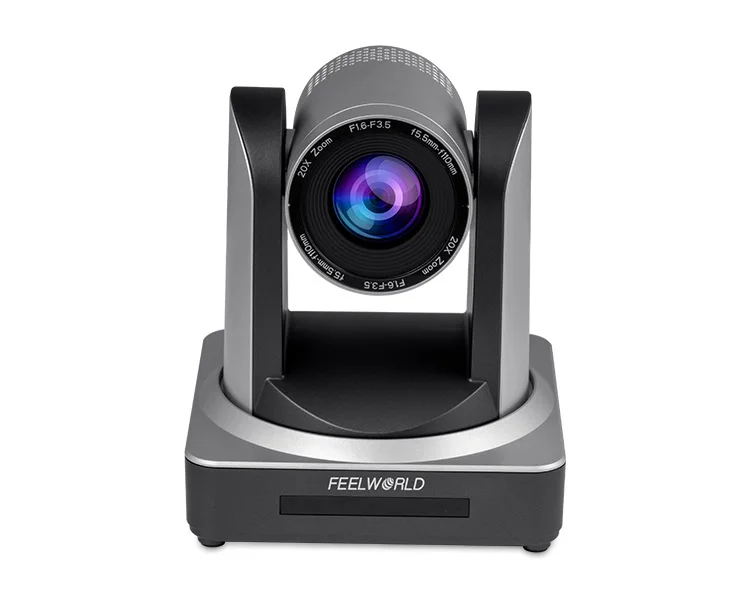 FEELWORLD NDI20X Full HD 20X Optical Zoom 1080P@60fps PoE Supported Simultaneous 3G-SDI/HDMI/NDI/IP Live Streaming PTZ Camera