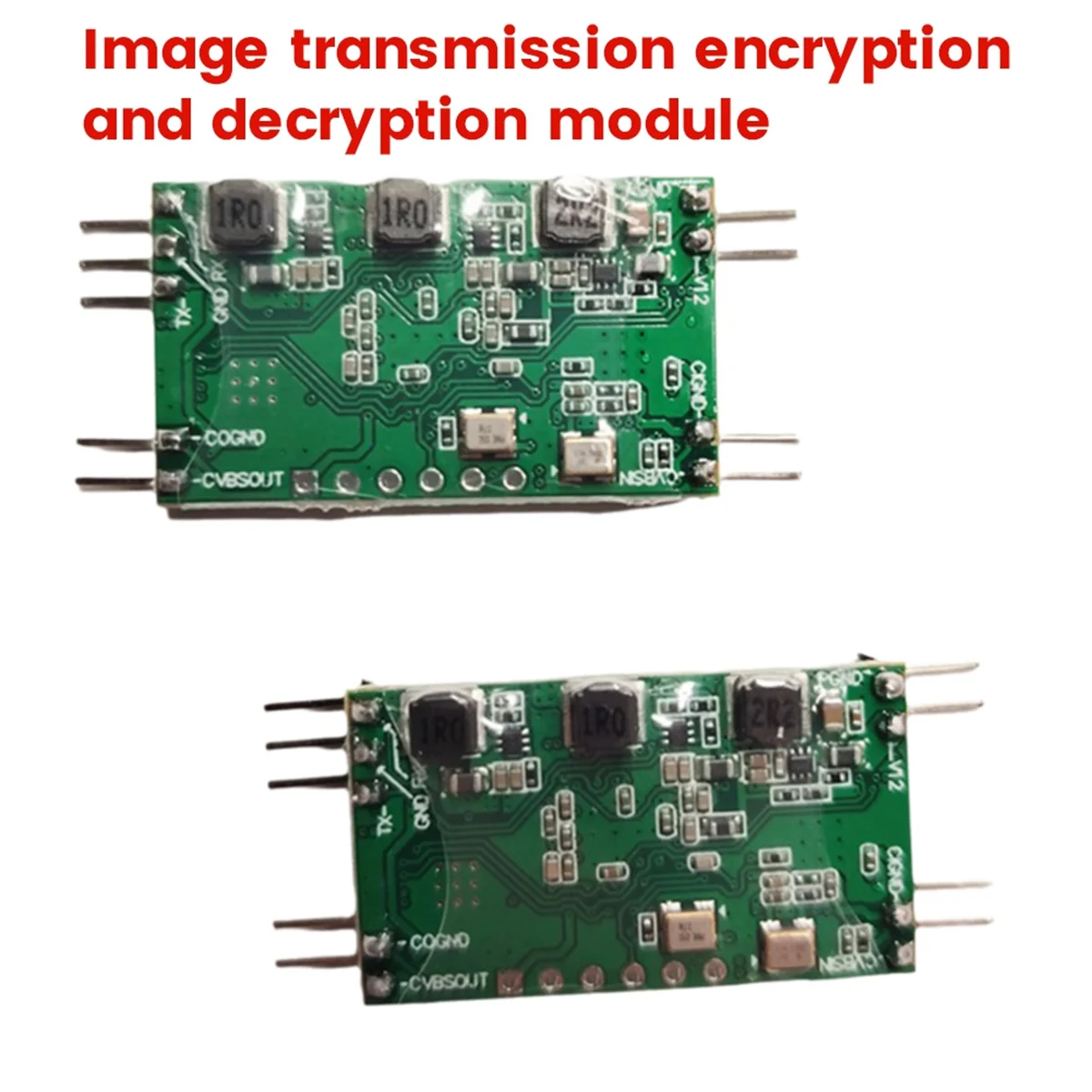 Full Band Module FPV Image Transmission & Reception, Video Encryption & Decryption Module for Drone