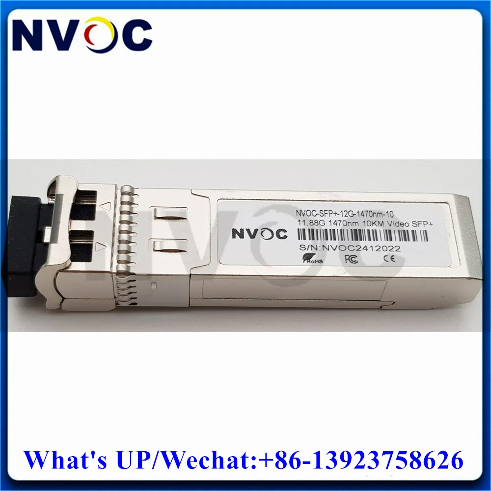 

12G SDI 4K Video CWDM SFP+ 10/20KM 1470nm 1490nm Single Mode Dual Duplex LC Module For Blackmagic BMD,Yellobrik Device
