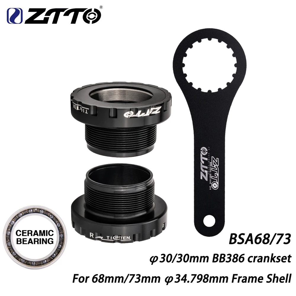 ZTTO MTB ロードバイク BSA30 BSA ISO 68 ミリメートル 73