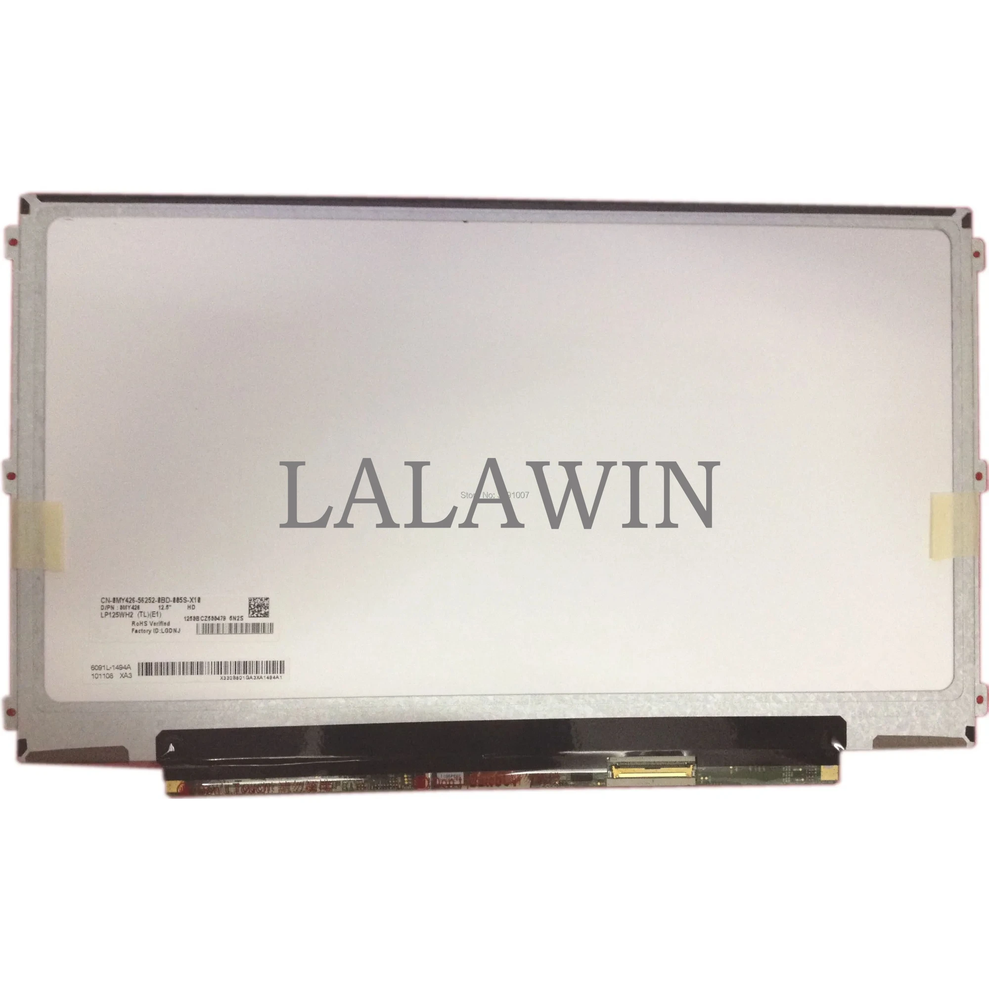 LP125WH2 TLE1 fit TLB1 B125XW01 V.0 B125XW03 Left+Right 3 screw holes LCD Laptop LED Display Screen