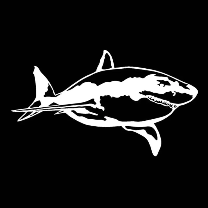Shark Pattern Exterior Parts Custom Stickers Car Accessories Products Decoration Stylish, Motorcycle Sticker Decals Car PVC
