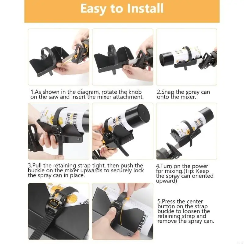 

Профессиональная привязанность к шейкеру для поршневого инструмента Безопасная блокировка механизма A0KF