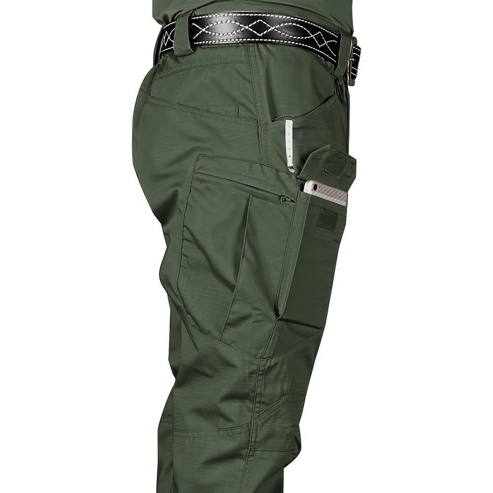 Men's workwear outdoor work casual pants, electrician and auto repair work pants, dirt-resistant and wear-resistant