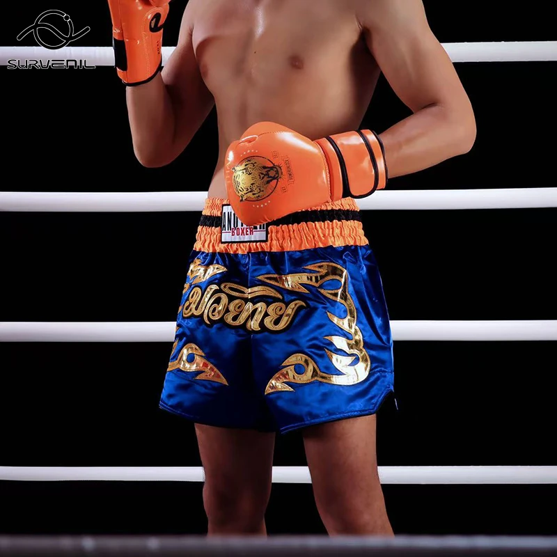 

Boxing Shorts Child Muay Thai Shorts Men Women Gym Fitness MMA Sports Clothing Cage Fighting Grappling Kickboxing Training Pants