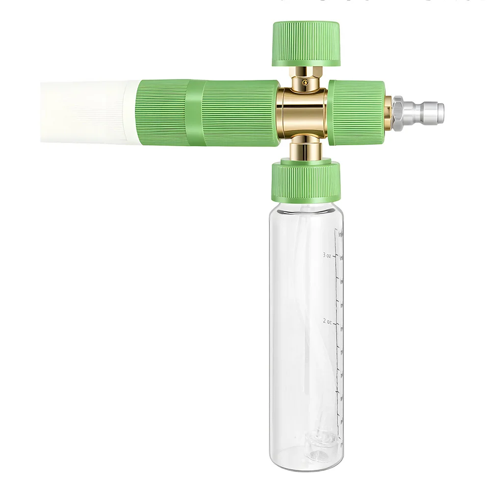 

1 шт. бутылка-распылитель для пены высокого давления с быстроразъемным интерфейсом 1/4 для детализации автомобилей и чистки на открытом воздухе, садовые инструменты