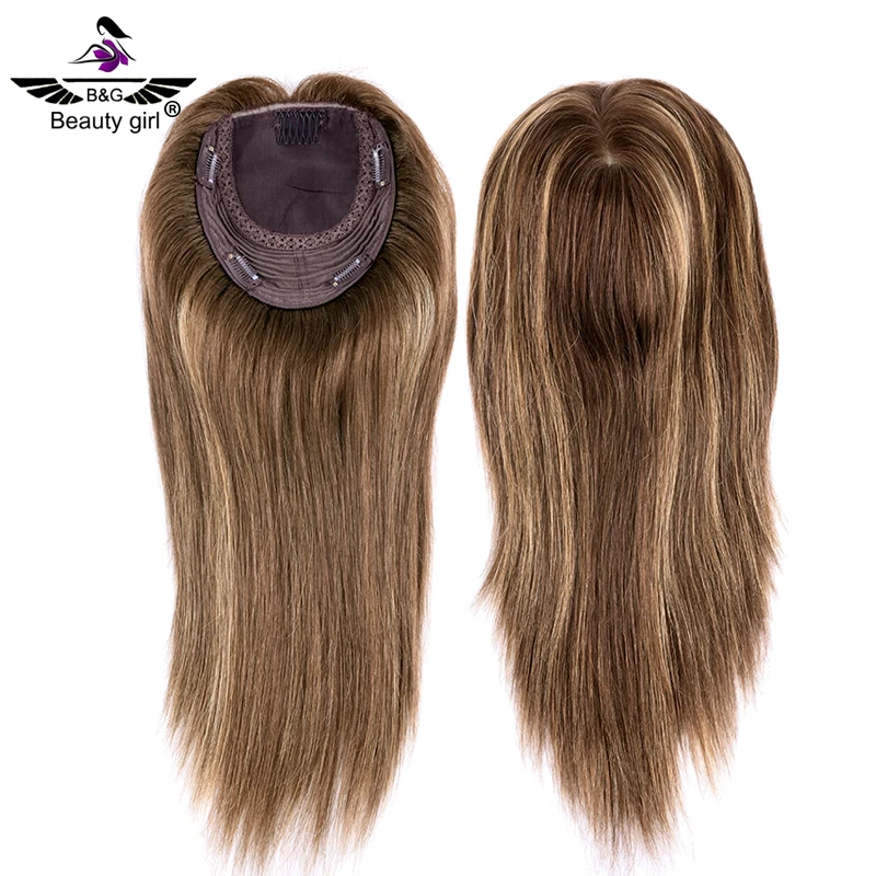 

Beauty Girl Hair High Quality Cheap Price Free Part European Human Hair Full Coverage Hand Made Silk Base Topper For Women