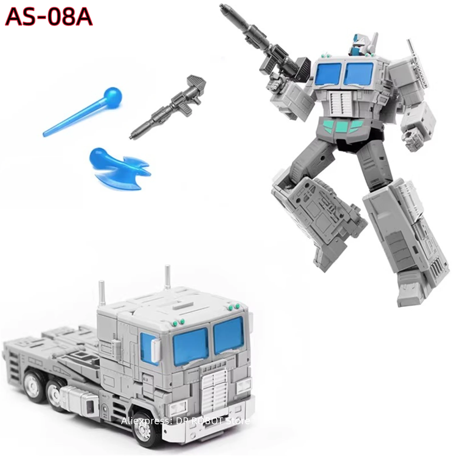 [EN STOCK] Transformación AS TOYS Limit AS-08A AS08A KO Blanco SS86 OP Prime Figura de acción