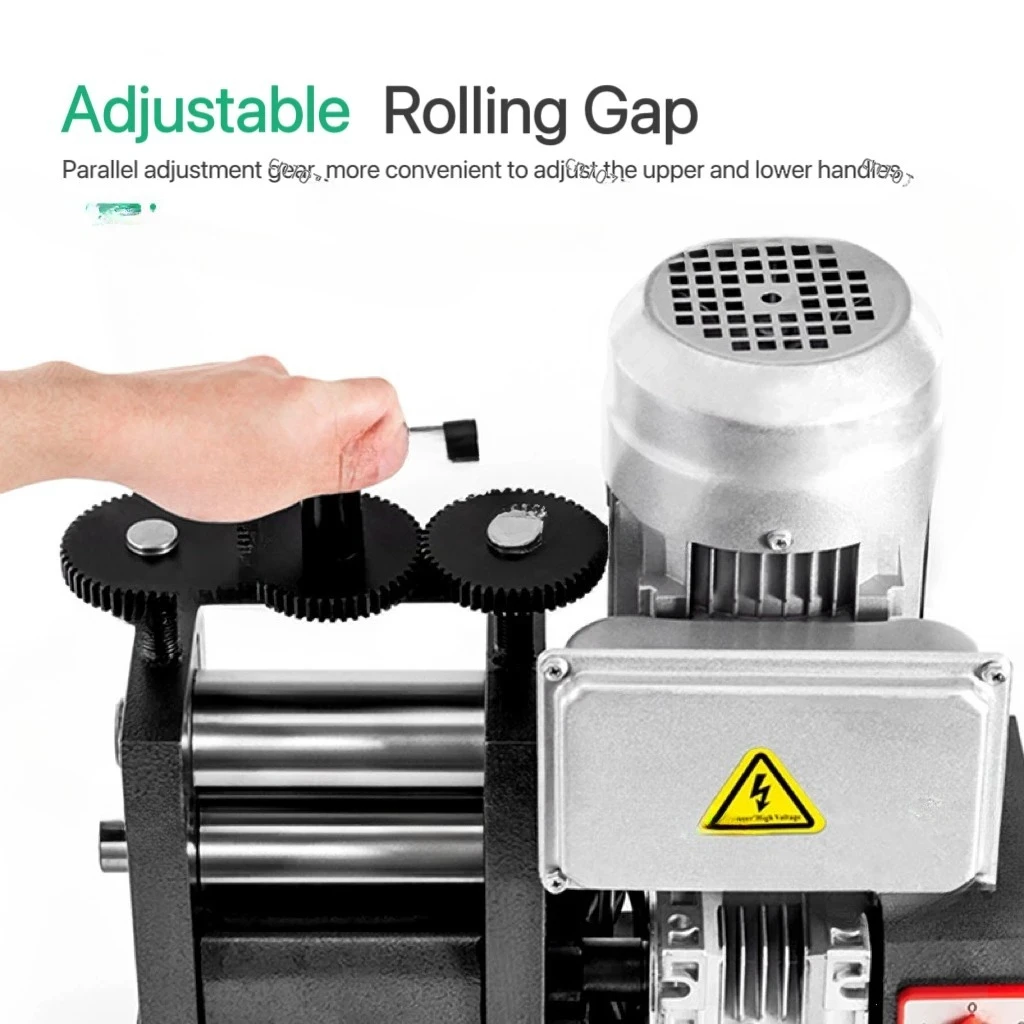 120 mm 370 W Jewelry Rolling Mills Gold Silver Wire Jewelry Rolling Mill hine