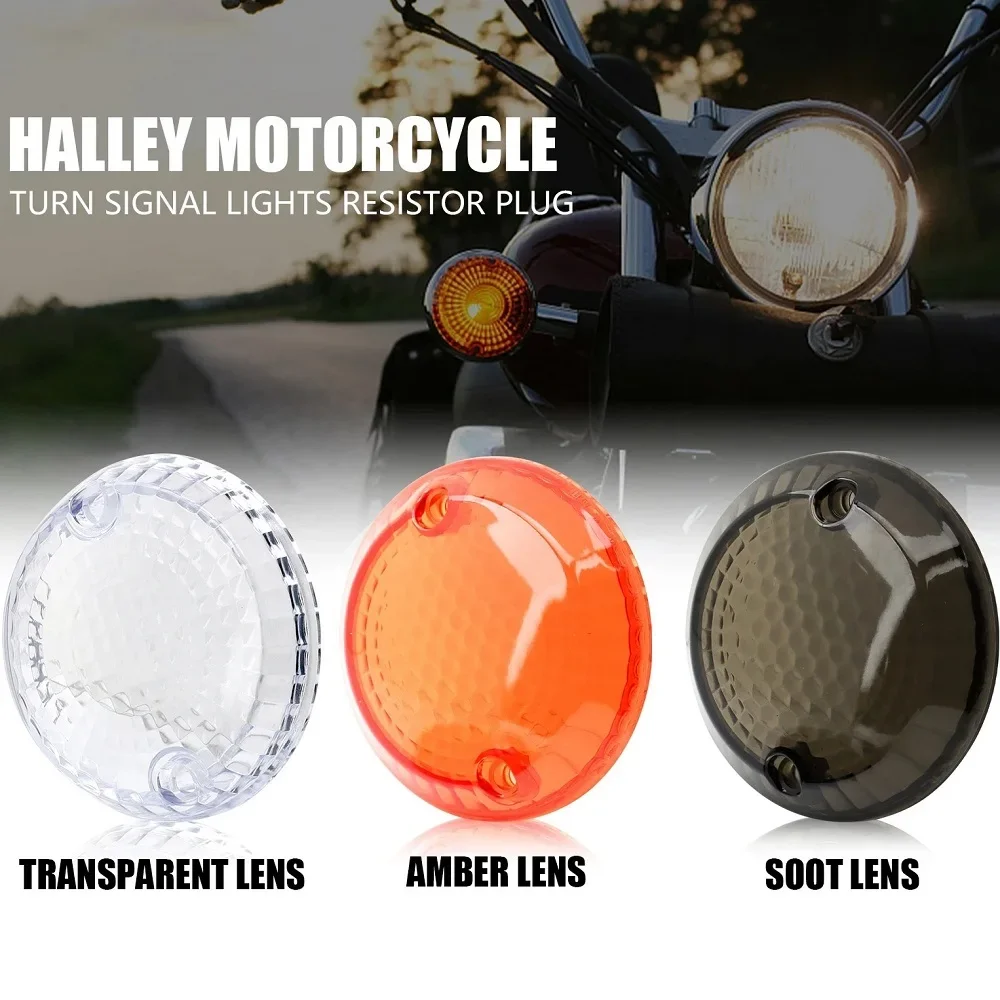 Motorcycle Front Rear Turn Signal Light Lens Indicator Blinker Lamp Cover For Suzuki Intruder Marauder Boulevard Cruisers 86-up