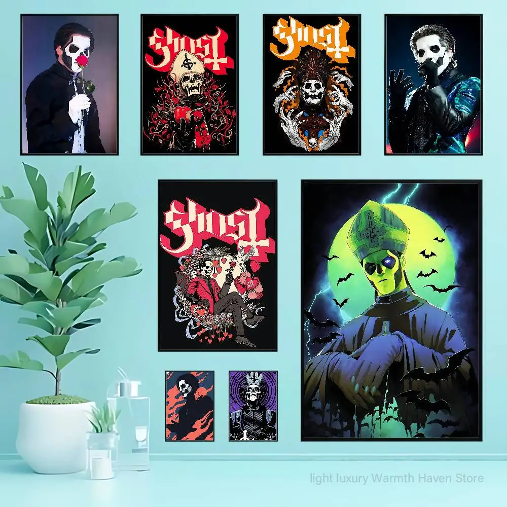 

G-Ghost Band PaPa Poster Waterproof HD Wall Art Decal Self-Adhesive Aesthetic Decor For Home Living