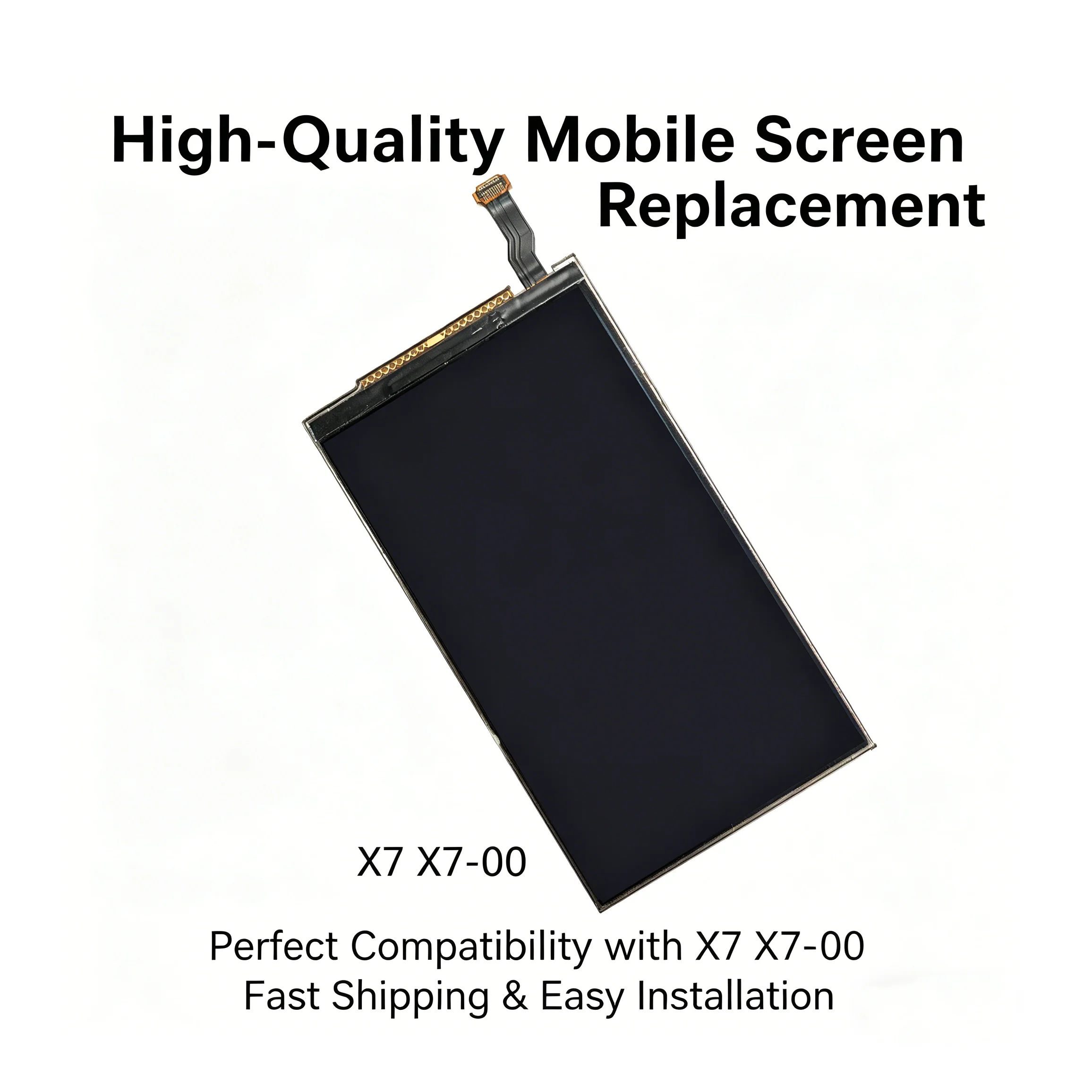 Peça de Substituição para Display LCD para Nokia 603, 2720, 5230, 5800, C6, X6, C3, E5, X2-01, 200, E6, E7, E7-00, E63, E71, E72, N8, N85, N86, N95, N96, N97, X7, X7-00
