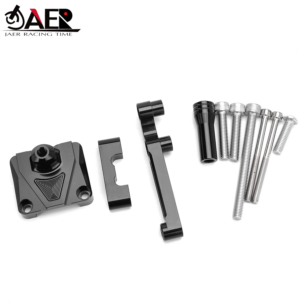 Motorcycle Steering Damper Stabilize Bracket Mount Kit Motobike Support For Kawasaki NINJA 250R EX250 2008-2012