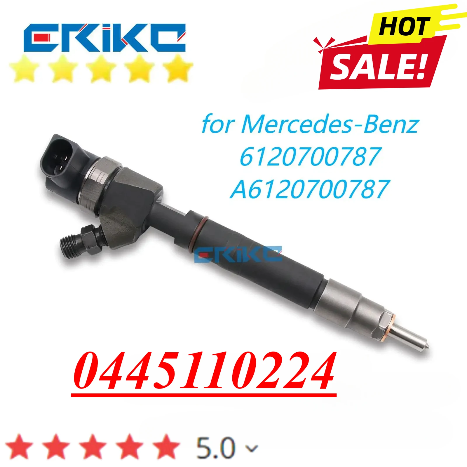 0445110224 Common Rail Fuel Injector 0 445 110 224 Diesel Injectors Nozzle 0445 110 224 for Bosch Mercedes-Benz MB A6120700787