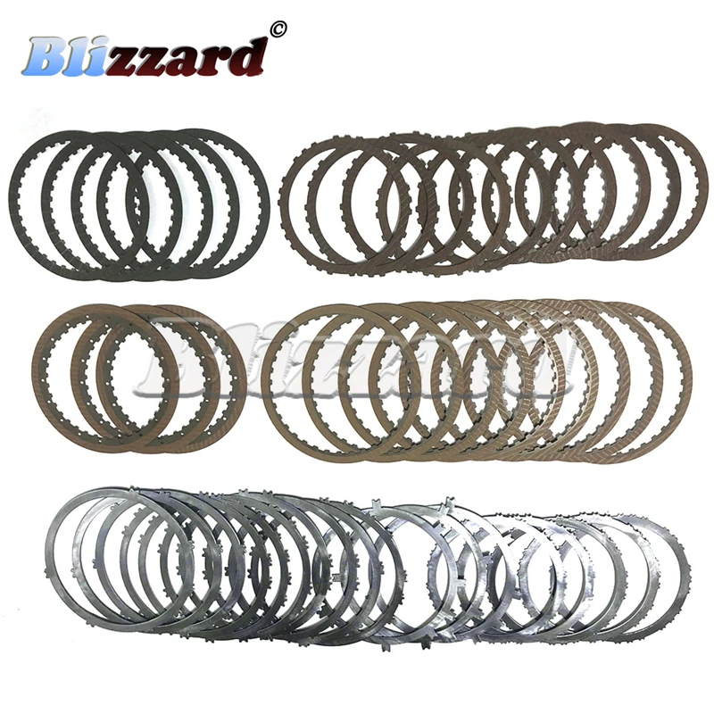 New A6LF1 A6LF2 A6LF3 6AT Gearbox Transmission Clutch Friction Pad Steel Plate Rebuild Kit For Hyundai Kia Naza A6MF1 A6MF2