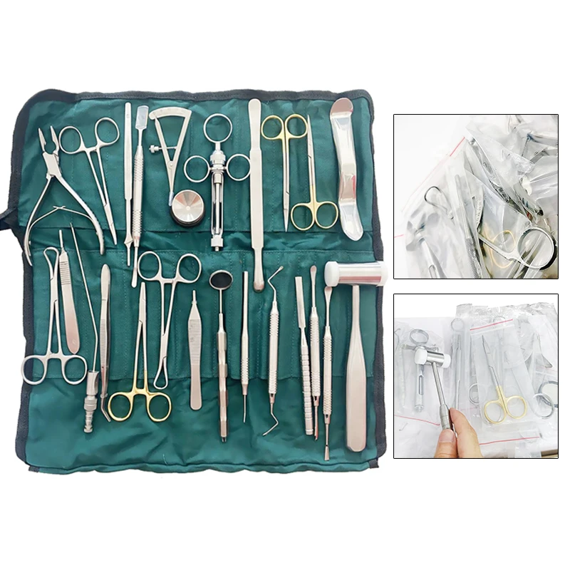 Dental 26 Pcs/set  Implant Tools Basic Instrument Set Dental Implant Surgery Kit Dentist Surgical Tools Dental Supplies