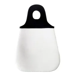 Borsa per la spesa in Neoprene bianco bianco fai-da-te per sublimazione da 20 pezzi