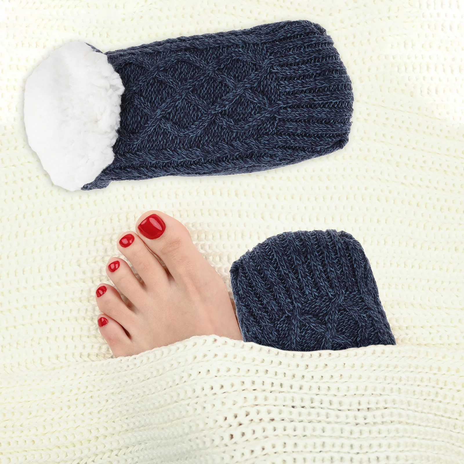 

1pcs 1 Pair Winter Adult Thick Grip For Winter Socks For Women Women Indoor Sleeping Slipper Home Cozy Soft Floor Socks